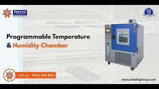 Programmable Temperature & Humidity Chamber #ClimateTesting Master | #PrestoStantest