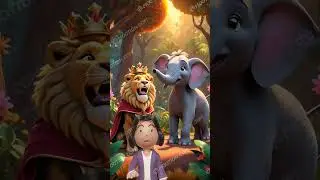 The Jungle talent show #learnenglishwithstory #jungle#talentshow#animalart#happiness #KingLeo