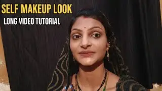 Self makeup at home 🤩🤩 begginers makeup tutorial step by step
