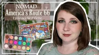 AMERICA'S ROUTE 66 🚗 Nomad Cosmetics | Indie Eyeshadow Palette | Makeup Tutorial & Review | deutsch