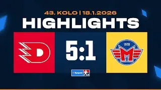 Highlights | HC Dynamo Pardubice vs. Banes Motor Č. Budějovice 5:1 | 18.01.2026