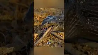 Mamba negra vs mangost&aacute;n😱💥#animales #animalessalvajes #mambanegra #faunasalvaje #wildife #animal