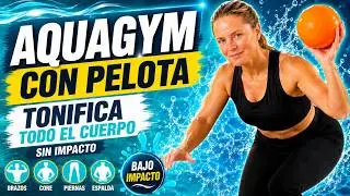 Rutina de Aquafitness en el Agua con Pelota