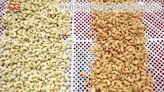 Salted Cashew Nut Processing Machine, Cashew Nut Salting And Roasting Machine #salted