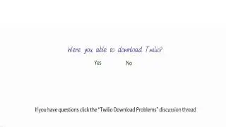 Twilio Download Feedback - Programming Foundations with Python