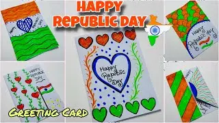 Beautiful Republic Day Card Making | Easy 26 January Greeting Card