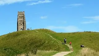 Somerset Country Walk - Glastonbury Tor - Somerset Levels - Glastonbury Abbey.
