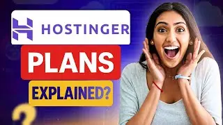 Hostinger Plans Explained! 🔥 - (Premium vs Business vs Cloud Startup)