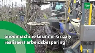 Snoeimachine Grunner Grizzly realiseert arbeidsbesparing