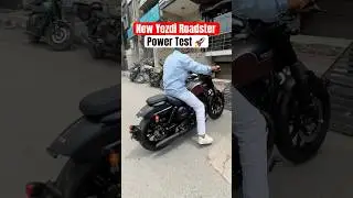 New Yezdi Roadster | Power Test #yezdi #yezdiroadster #jawa