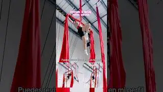 Otra forma de hacer Belay en Telas A&eacute;reas #aerialsilks #aerialist #aerialdance #acrobatics #circus