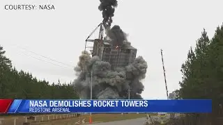 NASA&rsquo;s Marshall Space Flight Center demolishes two historic structures