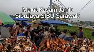 Pasar Sibu Jaya Sarawak🌼Kasam B4B1 SIBU JAYA sigi nyamai udu kaban😅