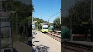 Tramlink CR4000 - 2545 departing Dundonald Road Tram Stop on 08/09/21 #shorts
