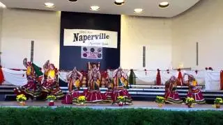 Gujarati folk dance in Indian culture festival Naperville !