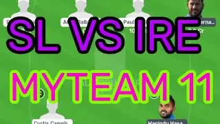 Sl Vs Ire Myteam 11 Funtasy {Pridiction}Icc Men's T20 World Cup 2021