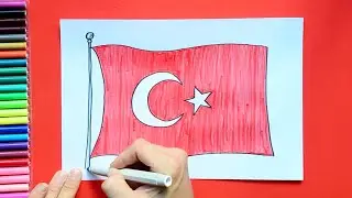 How to draw the National Flag of Turkey