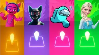 Sprunki 🆚Cartoon Cat 🆚Among Us 🆚Frozen Elsa - Coffin Dance