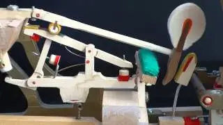 Grand Piano Action Motion Closeup