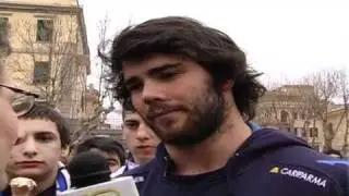 Servizio Canale 10 Sport su visita Nazionale di Rugby, presente la Nea Ostia Rugby