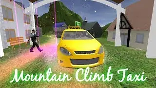Hill Taxi Simulator Game || Taxi drive in Mountain game