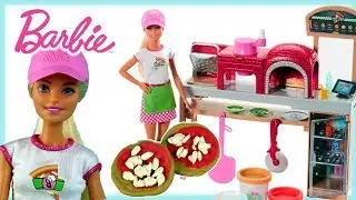 Barbie Pizza Chef &bull; Praca w Pizzerii &bull; Pizza prosto z pieca!!! &bull; bajki i kreatywne zabawki