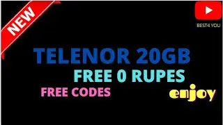 telenor free internet code 2021 || free internet code