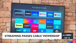 Streaming passes cable viewership
