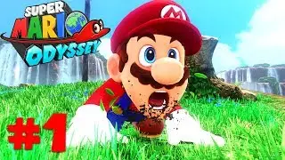 Super Mario Odyssey - Gameplay Part 1 - Intro & Cascade Kingdom [Nintendo Switch]