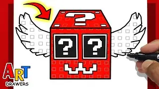How to draw SECRET Mythic LUCKY BLOCKS In Steal a Brainrot ROBLOX!