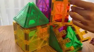 Building new house for the hatchimals using magnet