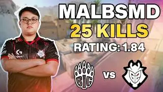 ⚡ MALBSMD POV: DUST2 MASTERCLASS vs BIG! | PGL Astana 2025