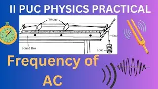 Frequency of AC Experiment | Class 12 | PHYSICS