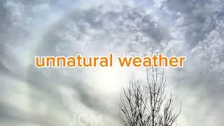 UNNATURAL WEATHER SUN TOO BRIGHT TO LOOK AT RING CIRCLE AROUND THE SUN CONSUMING THE SKY #nature