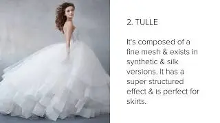 Top 5 Wedding Dress Fabrics