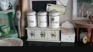Cottage Core Country Kitchen update my spice rack