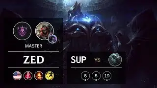 Zed Support vs Senna - NA Master Patch 9.23