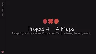 YSU / GID / IXD - IA Map review and project overview