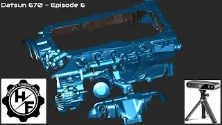 Datsun 670 - Episode 6: 3D Scanning for a custom oil pan with Revopoint Pop3