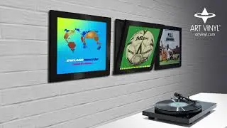 Art Vinyl , Play & Display , Record Frame , Flip Frames - Euros 2020
