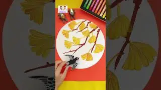 Swallow themed decorative painting. Creative art for kids. #drawing #painting #diy #howtodraw,