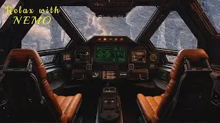 Spaceship Cockpit Ambience / Alien Planet Exploration / Winter Snowstorm & Radio Chatter Sleep Sound