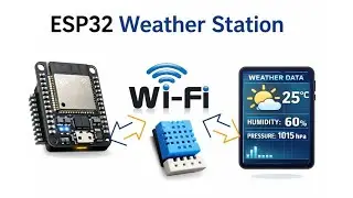 temperature and humidity sensor arduino  | dht sensor with esp32 | esp32 projects | arduino projects