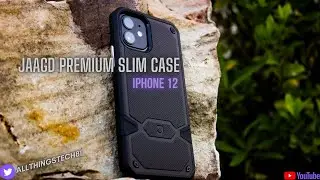 Jaagd Premium Shock-Absorbing Rugged Case - iPhone 12 (Black)