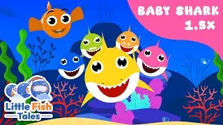 Can You Dance to the FASTER Baby Shark? | Little Fish Tales | #babyshark #fish