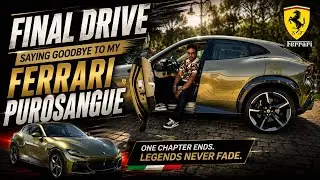 “Saying Goodbye to My Ferrari Purosangue — Final Drive Before Selling It!”