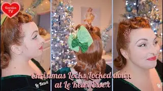 Christmas Themed Vintage Hair Tutorial by Le Keux Essex