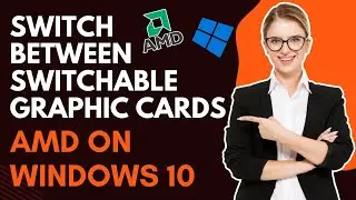 How to switch between switchable graphic cards manually intel to AMD on windows 10?