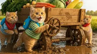 What Happens When Cute Cats Take Over the Farm for a Day