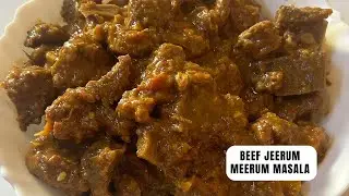 Beef Jeerem Meerem | Cumin Pepper Beef | Goan Beef Recipe | Juicy Beef Recipe | Beef Roast | Beef |